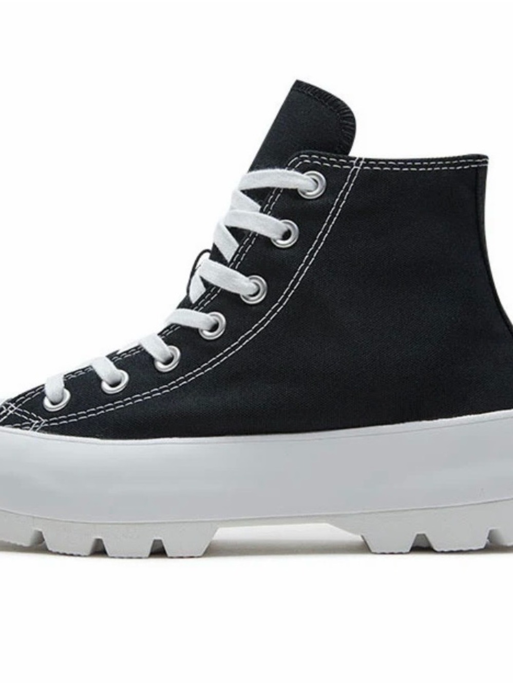 Converse Classic High-Top Platform Canvas Sneaker - Black